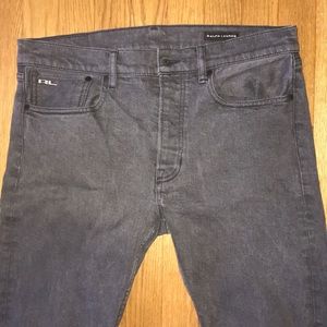 🔘👖RALPH LAUREN MENS straight charcoal gray jeans